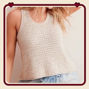 Sleeveless Sweater Tank